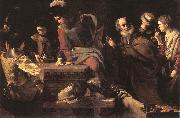 TOURNIER, Nicolas Denial of St Peter er oil